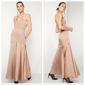 Fame and Partners Nebula Champagne Gown (US 2)